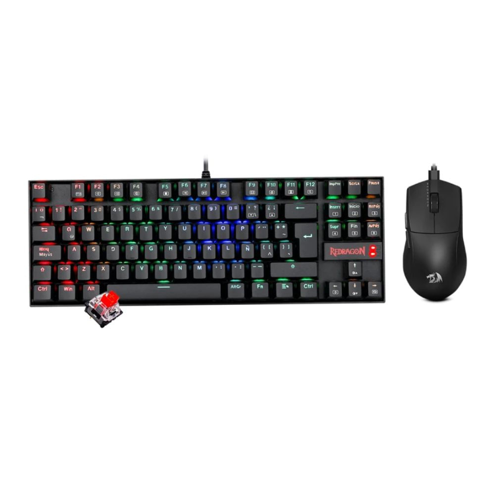 Kit 2 e 1 Redragon S145 (Teclado Kumara + Mouse M724)
