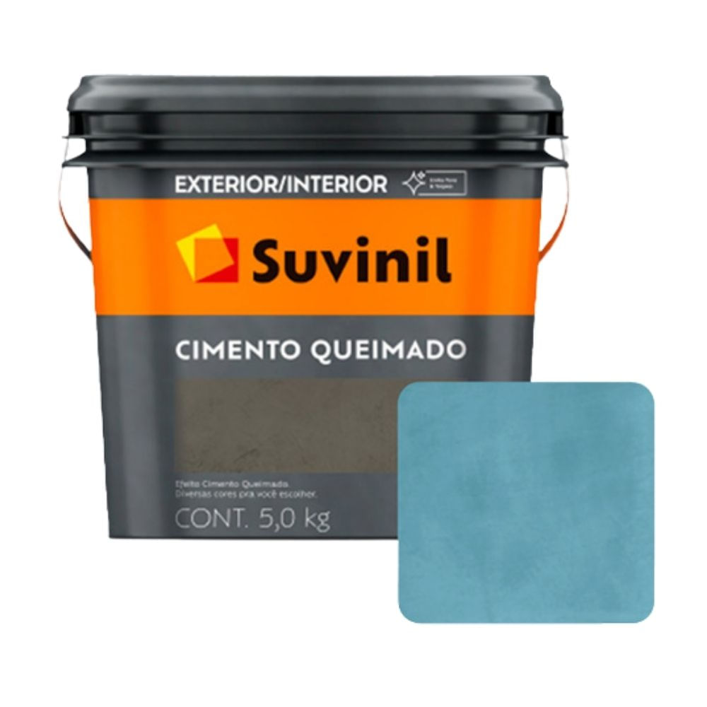 Pintura Efecto Cemento Quemado Suvinil Vista Nocturna 5kg