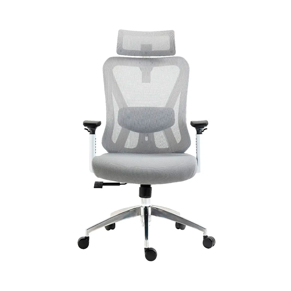 Silla de Oficina Presidencial Syncro Brazo 3D Dolfin Gris Ofideas