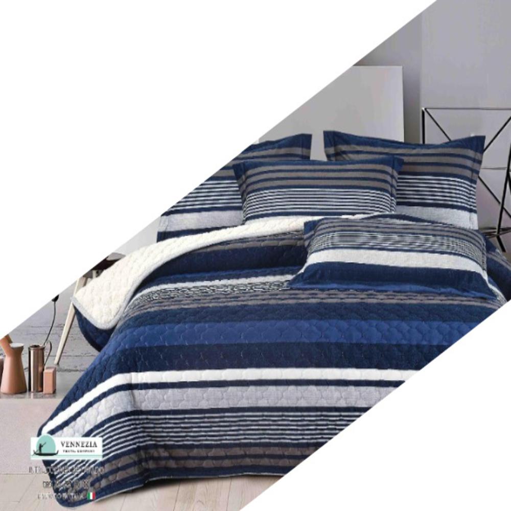 Set de Edredon Queen Patagonico Piel de Angel  c/ Carnero Venezia 100% Algodón de 5 Piezas - C8