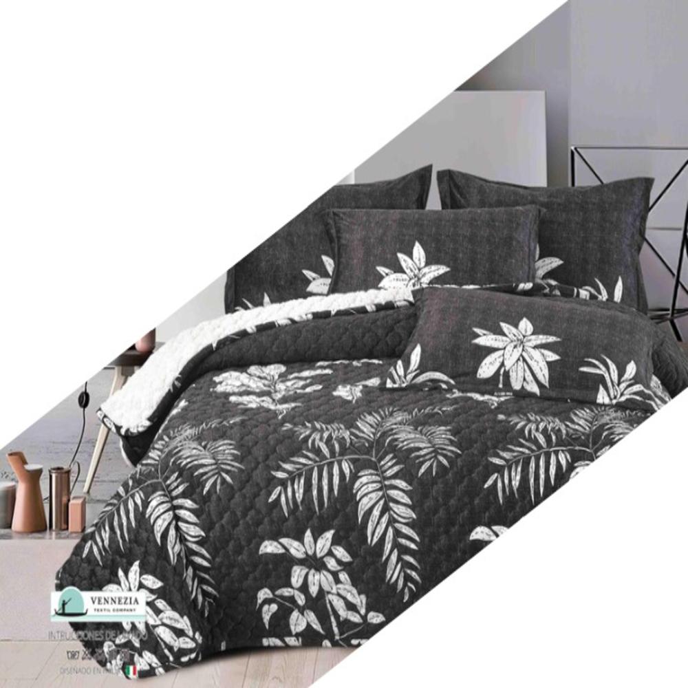 Set de Edredon 1.5 pz Patagonico Piel de Angel c/ Carnero Venezia 100% Algodón de 5 Piezas - A3