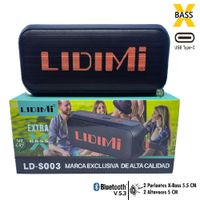 Parlante Portátil Lidimi X-BASS LD-S003 Negro