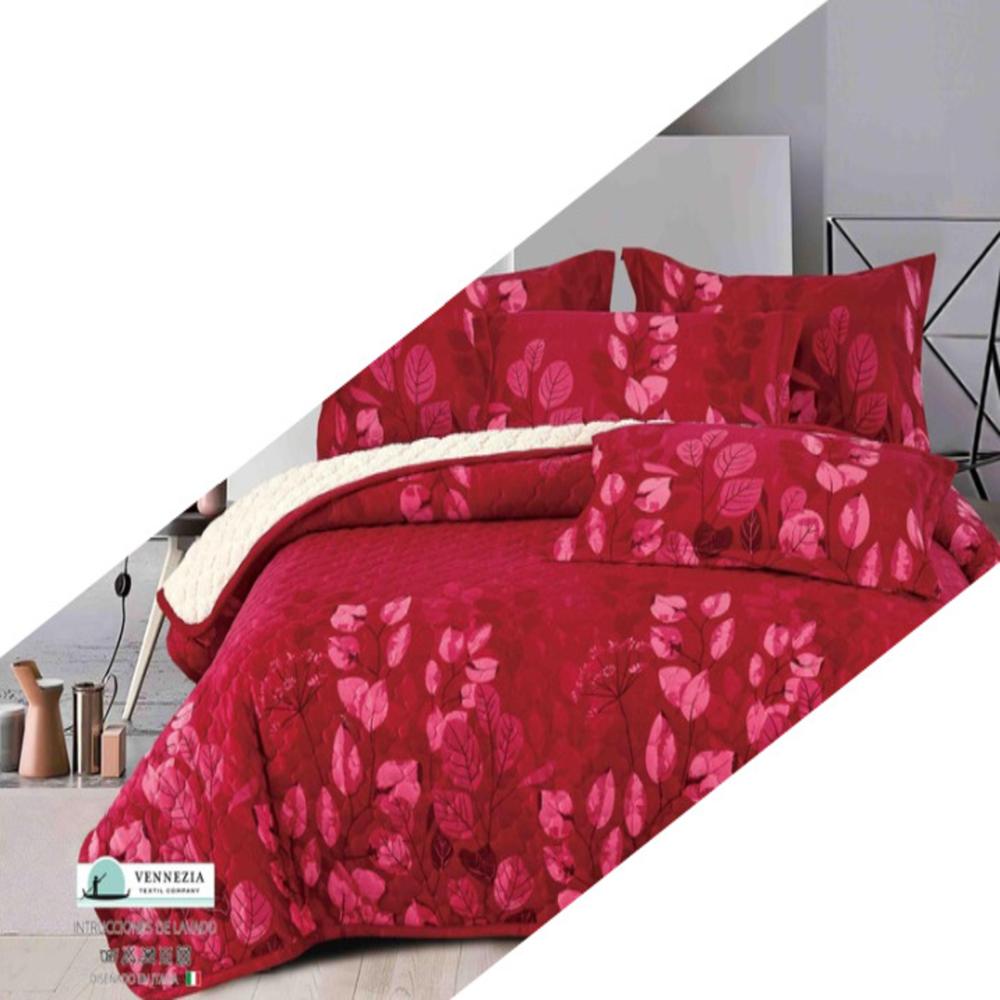 Set de Edredon 2 pz Patagonico Piel de Angel c/ Carnero Venezia 100% Algodón de 5 Piezas - B2