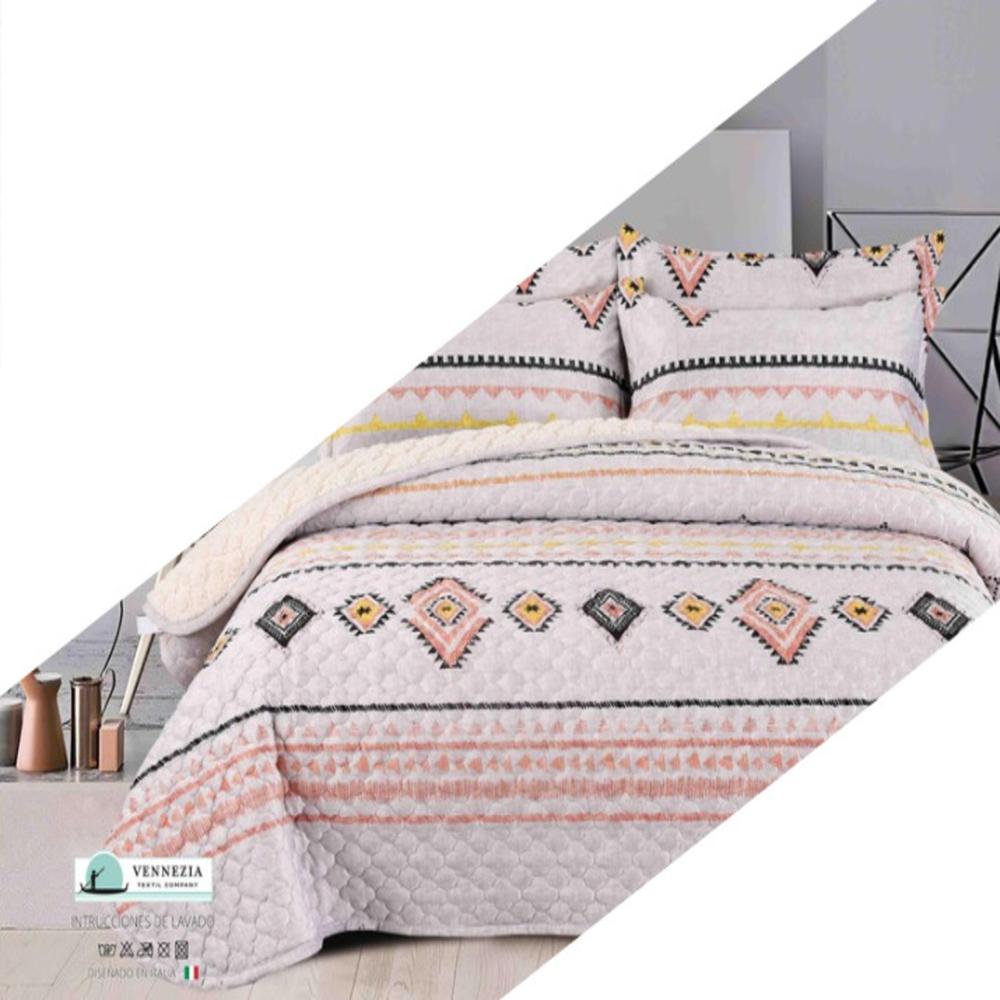 Set de Edredon 2 pz Patagonico Piel de Angel c/ Carnero Venezia 100% Algodón de 5 Piezas - B13