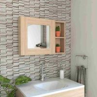 Gabinete Mueble de Baño Aitana Rovere 1 Puerta y Espejo R&R MUEBLES