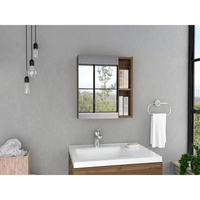 Gabinete Mueble de Baño Julia 1 Puerta y Espejo R&R MUEBLES