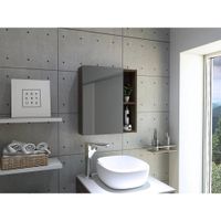 Gabinete Mueble de Baño Corina 1 Puerta y Espejo R&R MUEBLES