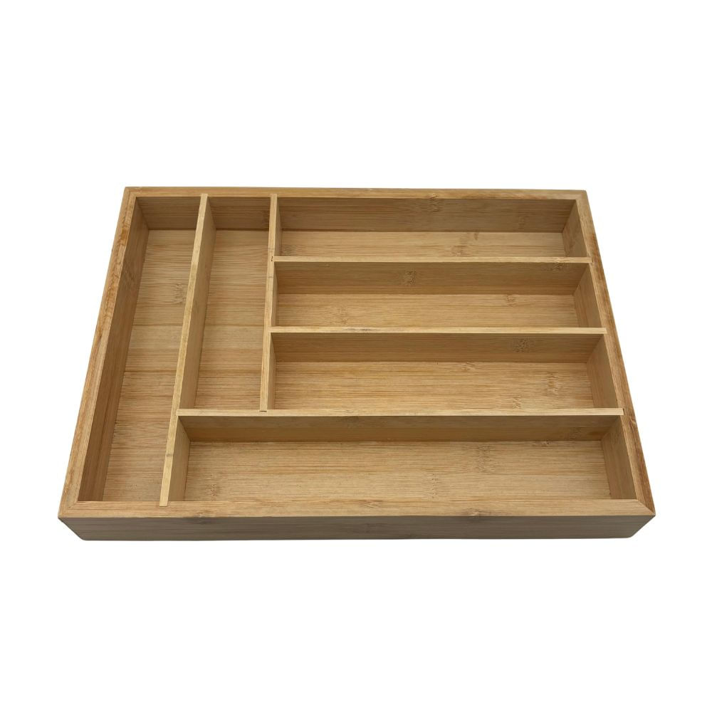 Organizador de Cubiertos de Bambú Orange 37x27cm