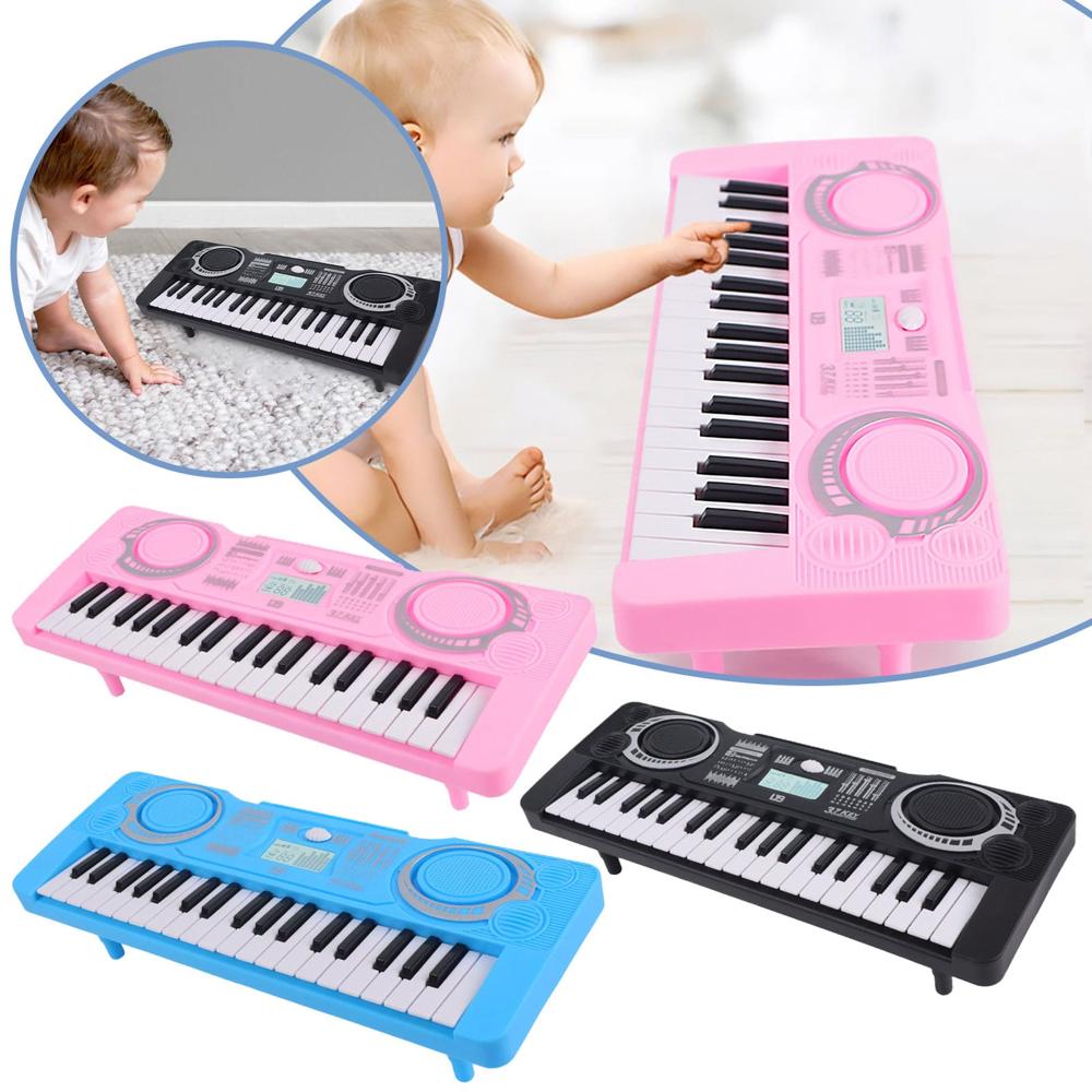 Mini Piano Electronico Para Niñas Color Rosado 37 Teclas