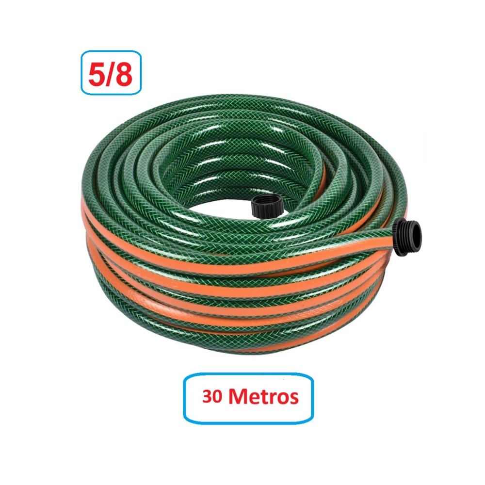 Manguera de Riego 5/8" Reforzada 30 Metros Truper