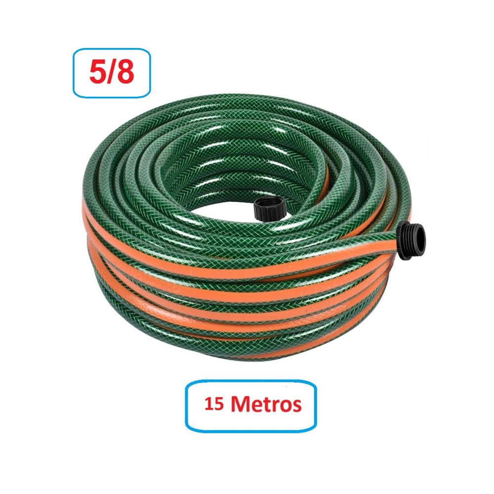 Manguera de Riego 5/8" Reforzada 15 Metros Truper