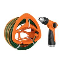 Combo Manguera de Riego 1/2"" 10 Metros más Pistola de Riego 2 funciones y Portamanguera Truper