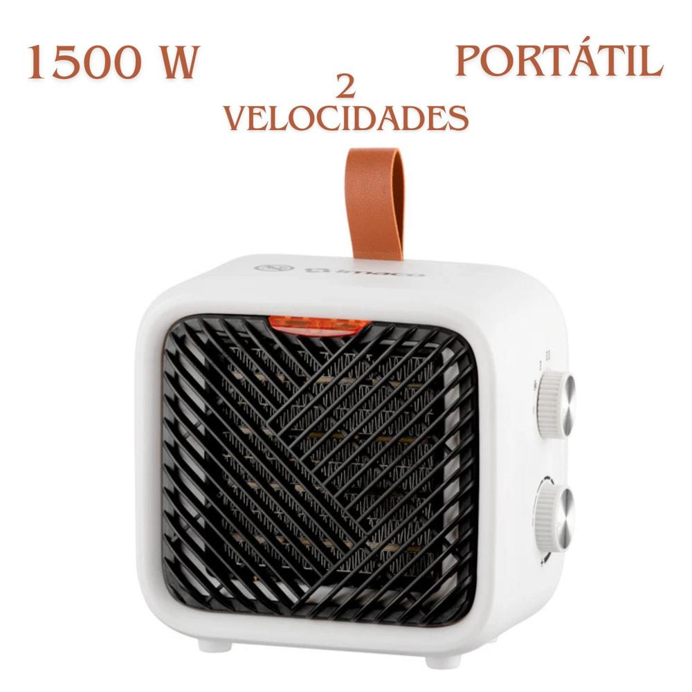 Termoventilador Imaco 1500W Portátil ITC1510 2niveles Blanco