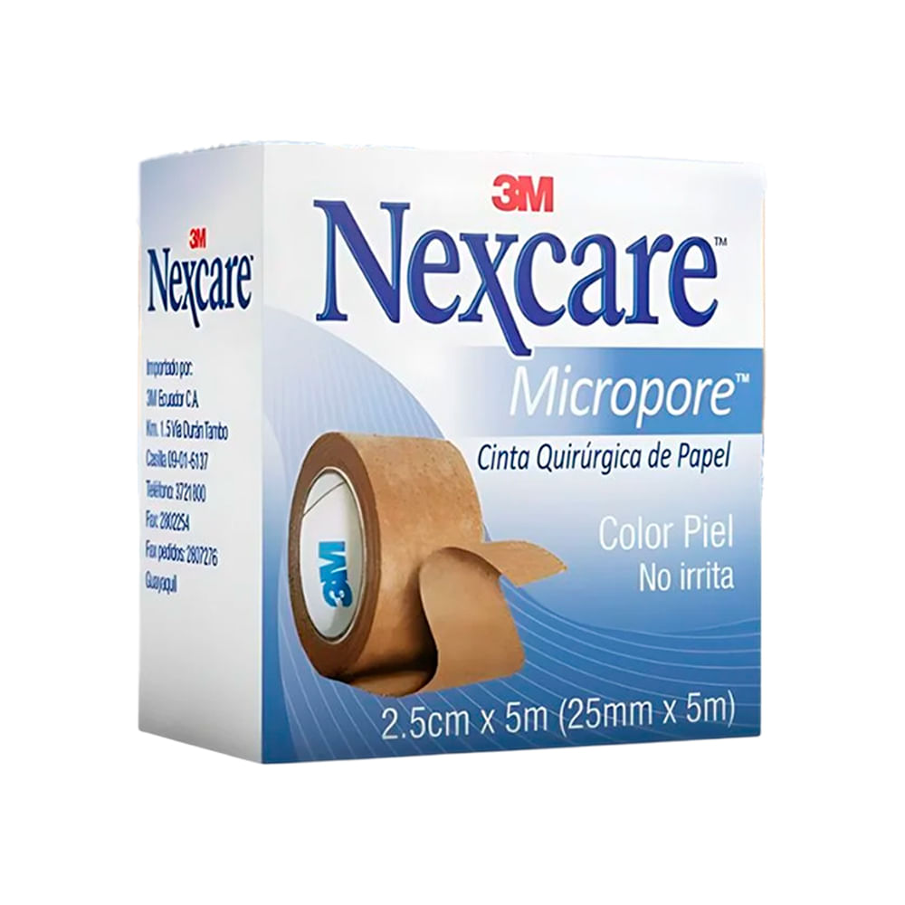 Micropore Nexcare Color Piel Caja 24Mm