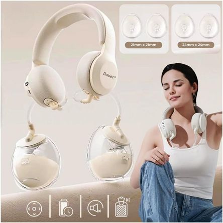 Extractor De Leche Electrico Doble Portatil Manos Libres con Compresa Cervical Extractor De Leche Electrico Doble Portatil Manos Libres con Compresa Cervical
