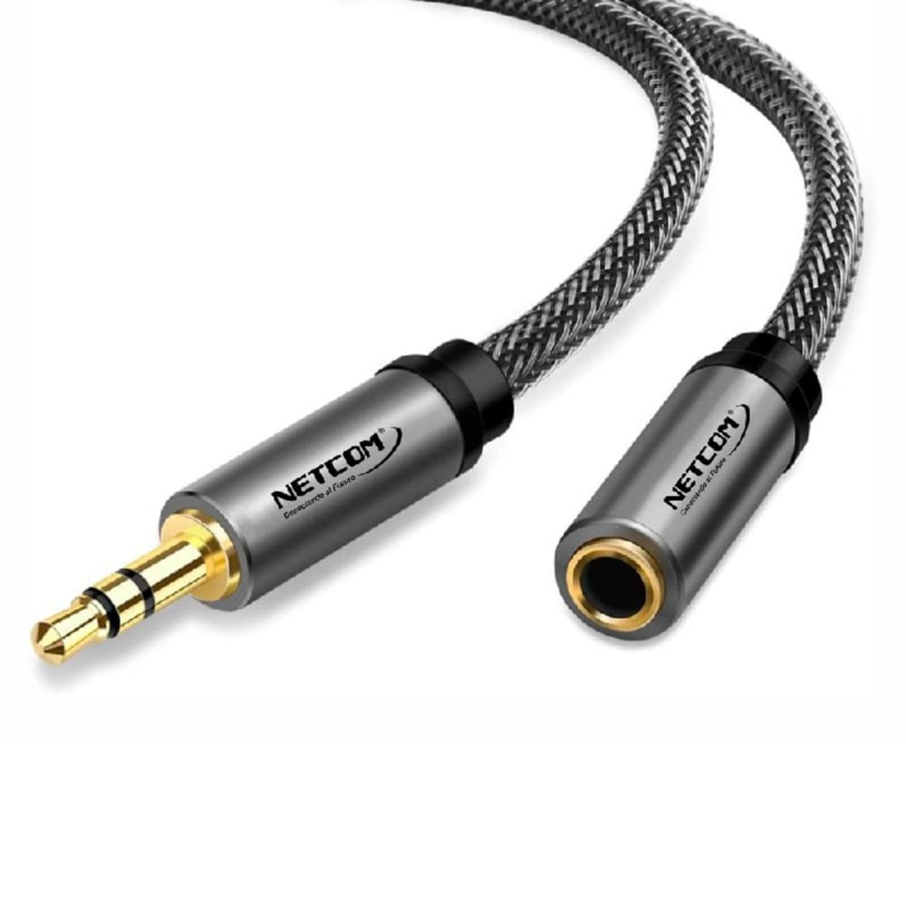 Cable extension de Audio Plug 3.5mm TRS de 3 Metros NETCOM
