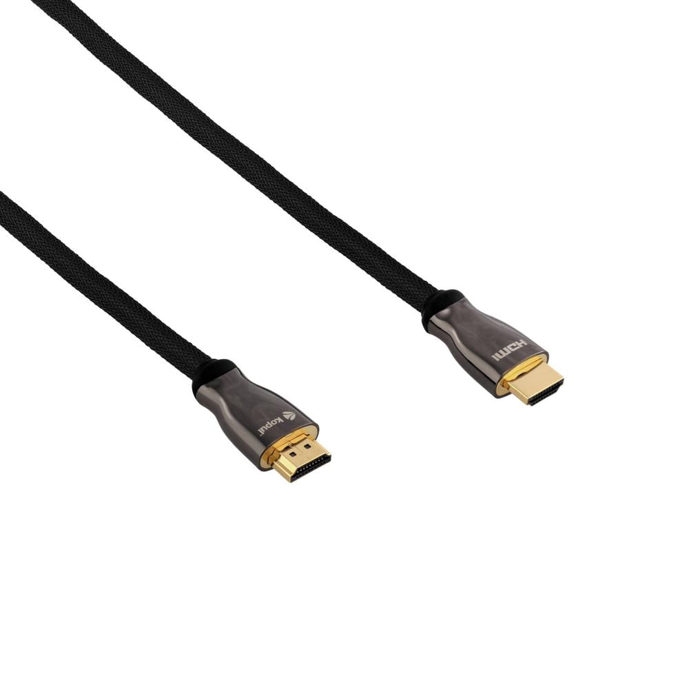 Cable HDMI de Alta Velocidad Trenzado Kopul Premium Series HDA-503BR con Ethernet (3') - Soporta Ful