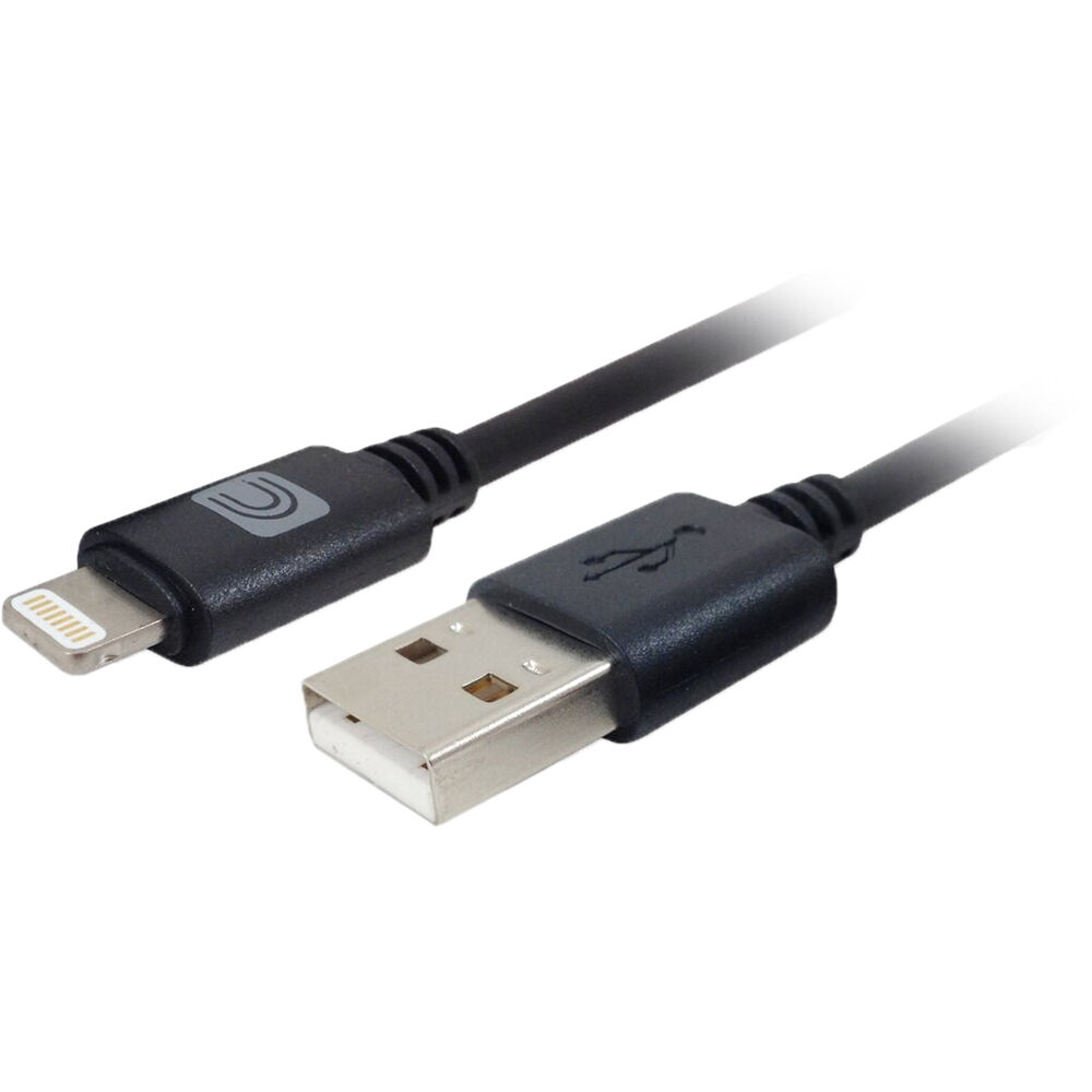 Cable Pro AV/IT Lightning Macho a USB Tipo-A (3', Negro) - Compatible con Dispositivos Lightning, Co