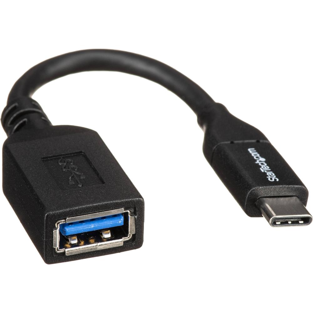 Adaptador de Cable StarTech USB Tipo-C Macho a USB Tipo-A Hembra (6"") - Soporte USB 3.0, Transferenc