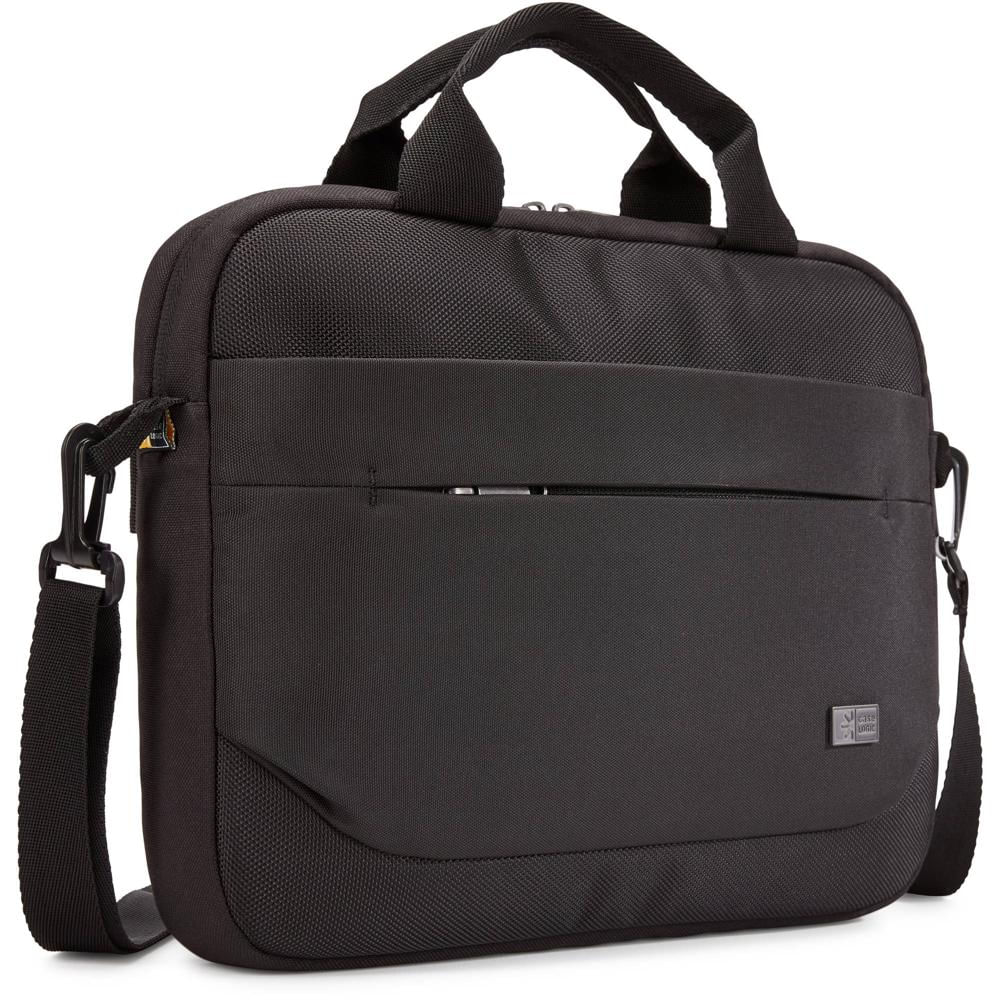Case Logic Advantage 11.6"" Attaché (Negro) - Maletín para Laptop y Tableta con Compartimentos Espaci