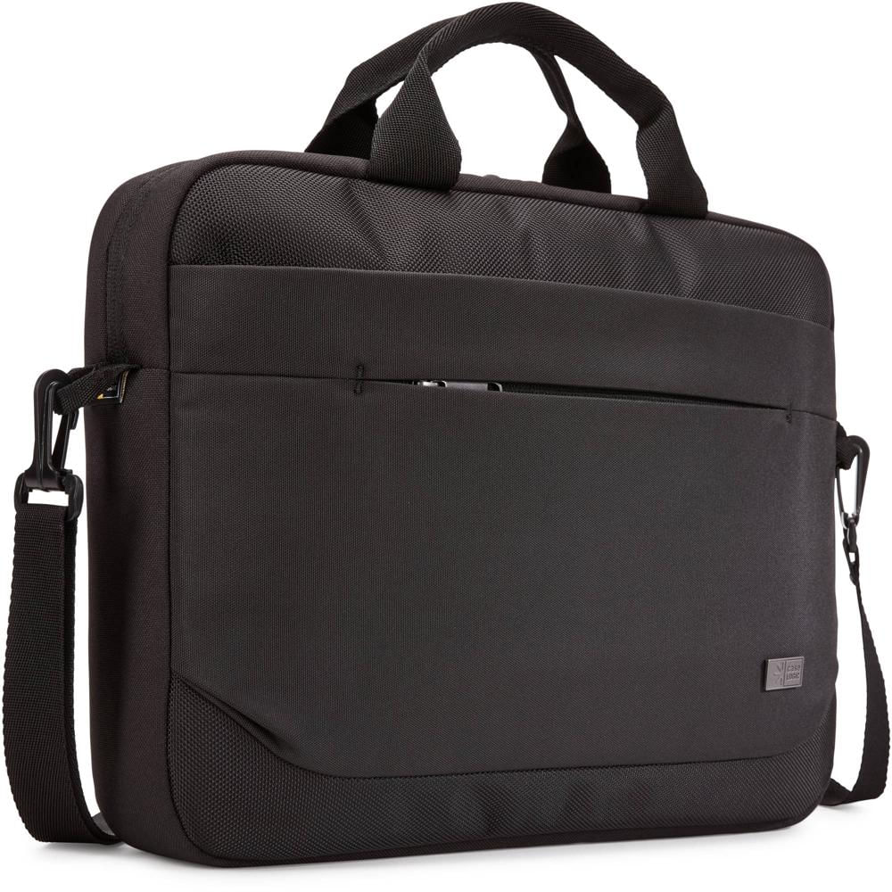 Case Logic Advantage 14"" Attaché (Negro) - Maletín para Laptop y Tableta con Compartimentos Espacios