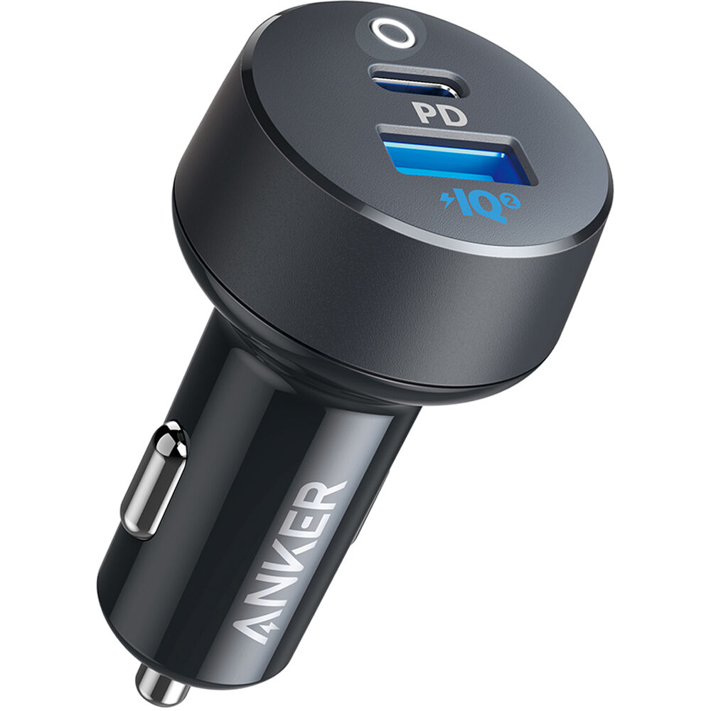 Cargador de Coche ANKER PowerDrive 20W con 2 Puertos USB-C/USB-A y Protección MultiProtect