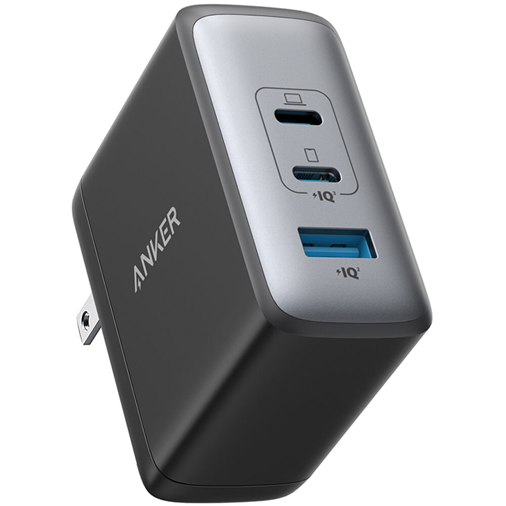 Cargador ANKER 736 Nano II 3 Puertos USB 100W con Tecnología GaN II, PowerIQ 3.0, Compacto y Resiste