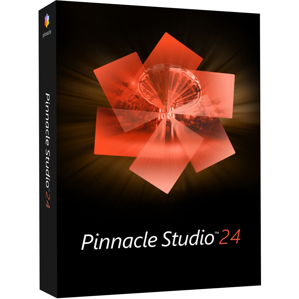 Pinnacle Studio 24 Standard (DVD & Tarjeta de Descarga) - Editor de Video HD para Consumidores, Nuev