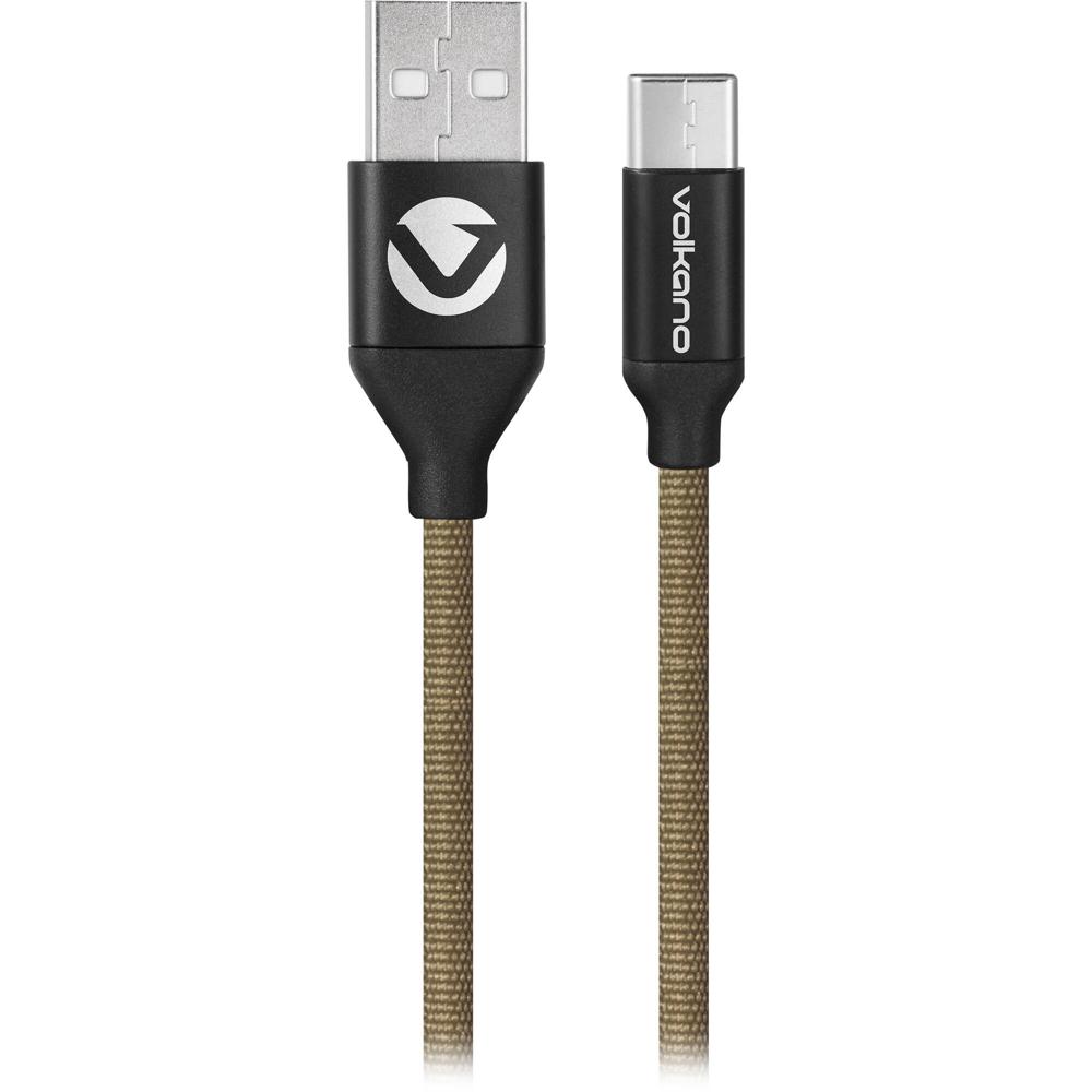 Cable Volkano Weave Series USB-A a Micro-USB (Conector Micro-USB Masculino, Conector USB-A Masculino