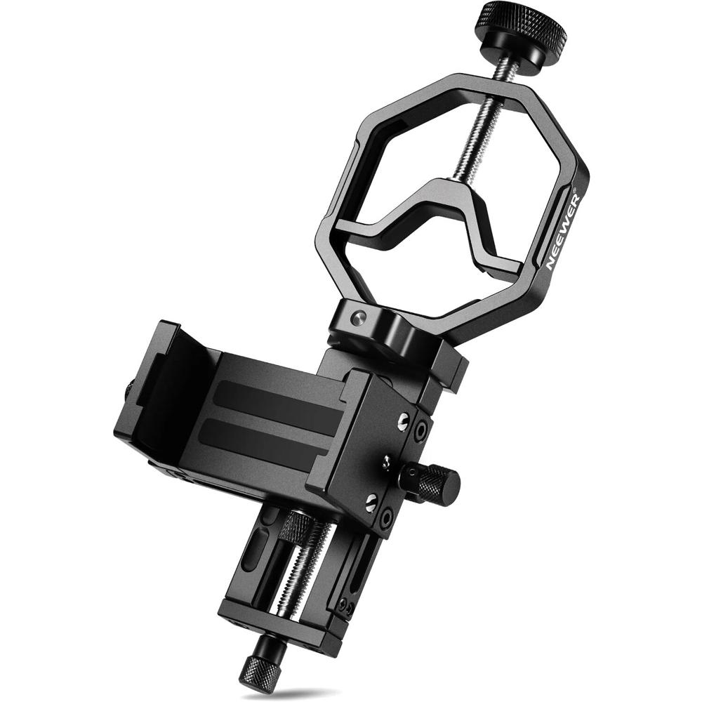 Adaptador de Telescopio Neewer PA015 3 Ejes con Control Remoto y Correa para Muñeca - Compatible con