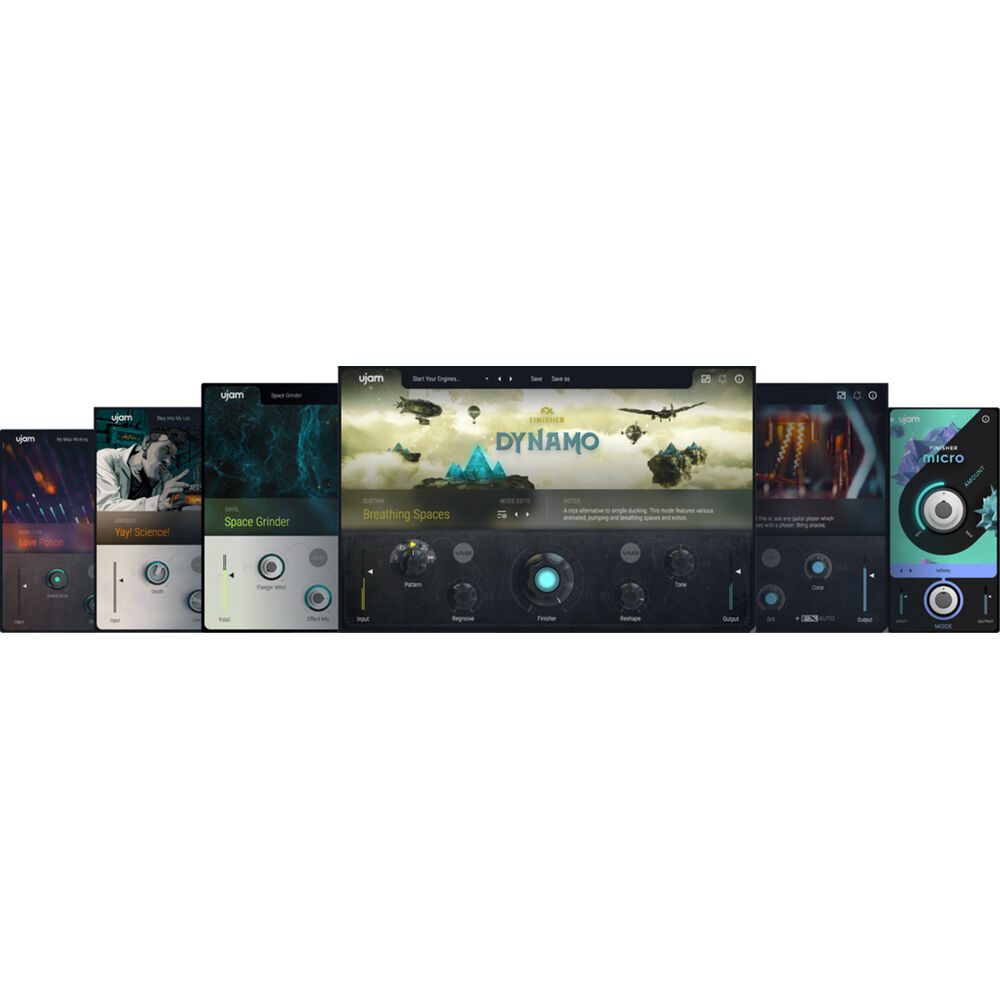 Ujam Finisher Bundle: Colección de Plug-Ins Multi-FX con 7 Efectos Diversos y 1035 Presets