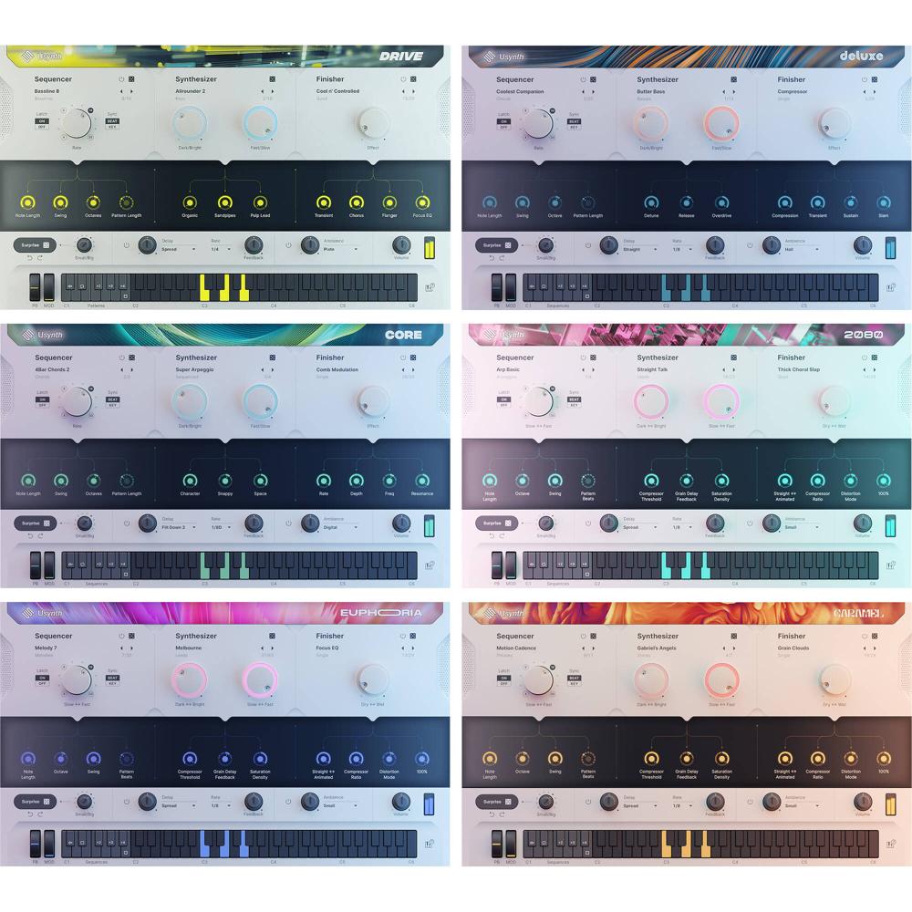 Ujam Usynth Bundle: Colección Completa de Instrumentos Synth con VST, AU y AAX para Mac/Windows