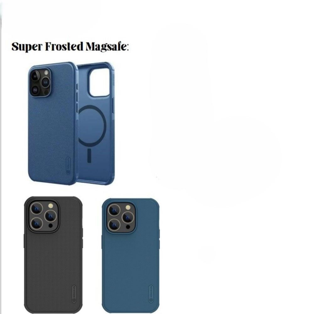CASE Nillkin Super Frosted Magsafe para Iphone 13 Pro Azul CASE Nillkin Super Frosted Magsafe para Iphone 13 Pro Azul