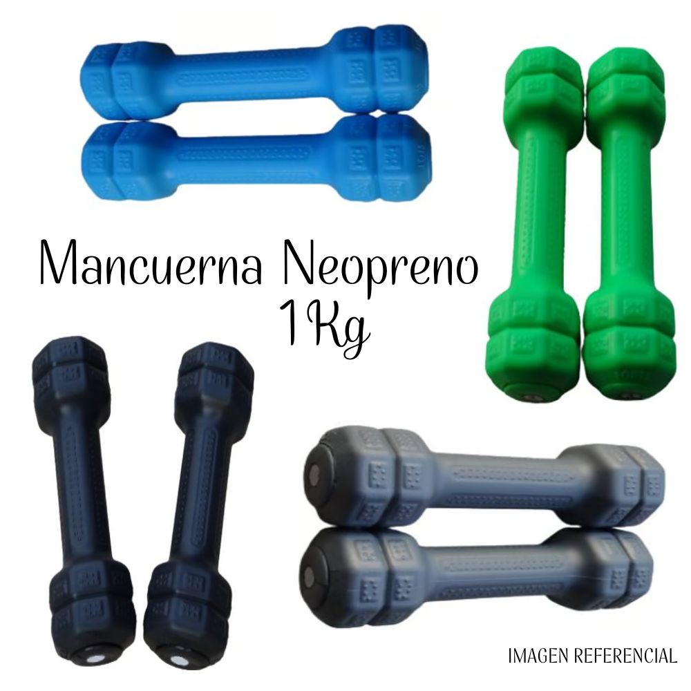 Mancuernas de Neopreno de 1 Kg - NZ