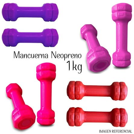 Mancuernas de Neopreno de 1 Kg - MR Mancuernas de Neopreno de 1 Kg - MR