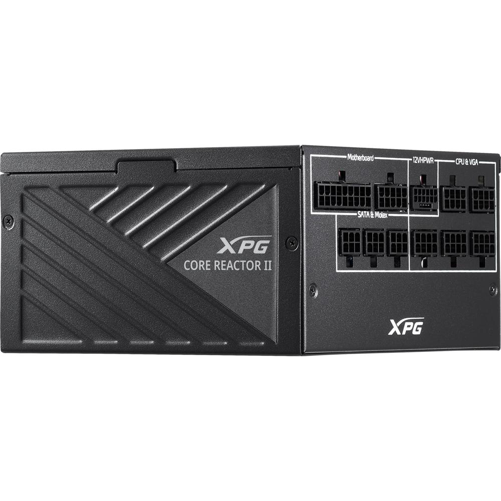 XPG 1000W CORE REACTOR II 80 PLUS Gold Fuente de Poder ATX 12V (Negra) - 1000W, 12VHPWR, 8 PCIe, 9 S