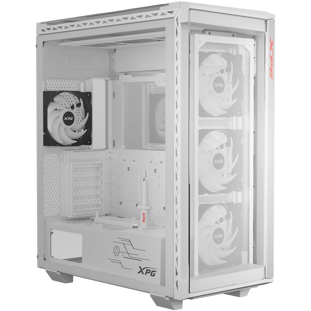 XPG BATTLECRUISER II Caja Super Mid-Tower (Blanca con XPG PRIME BOX) - Soporte E-ATX, ATX, Micro-ATX
