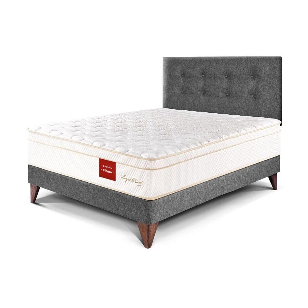 Dormitorio Europeo Royal Prince 1.5 plazas Gris Paraiso