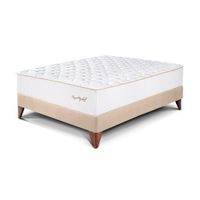 Cama Europea Royal Elizabeth 1.5 plazas Champagne Paraiso
