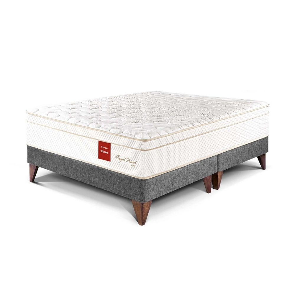 Cama Europea Royal Prince Queen Gris Paraiso
