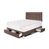 Dormitorio Paraíso Royal Elizabeth con Cajones Queen Chocolate