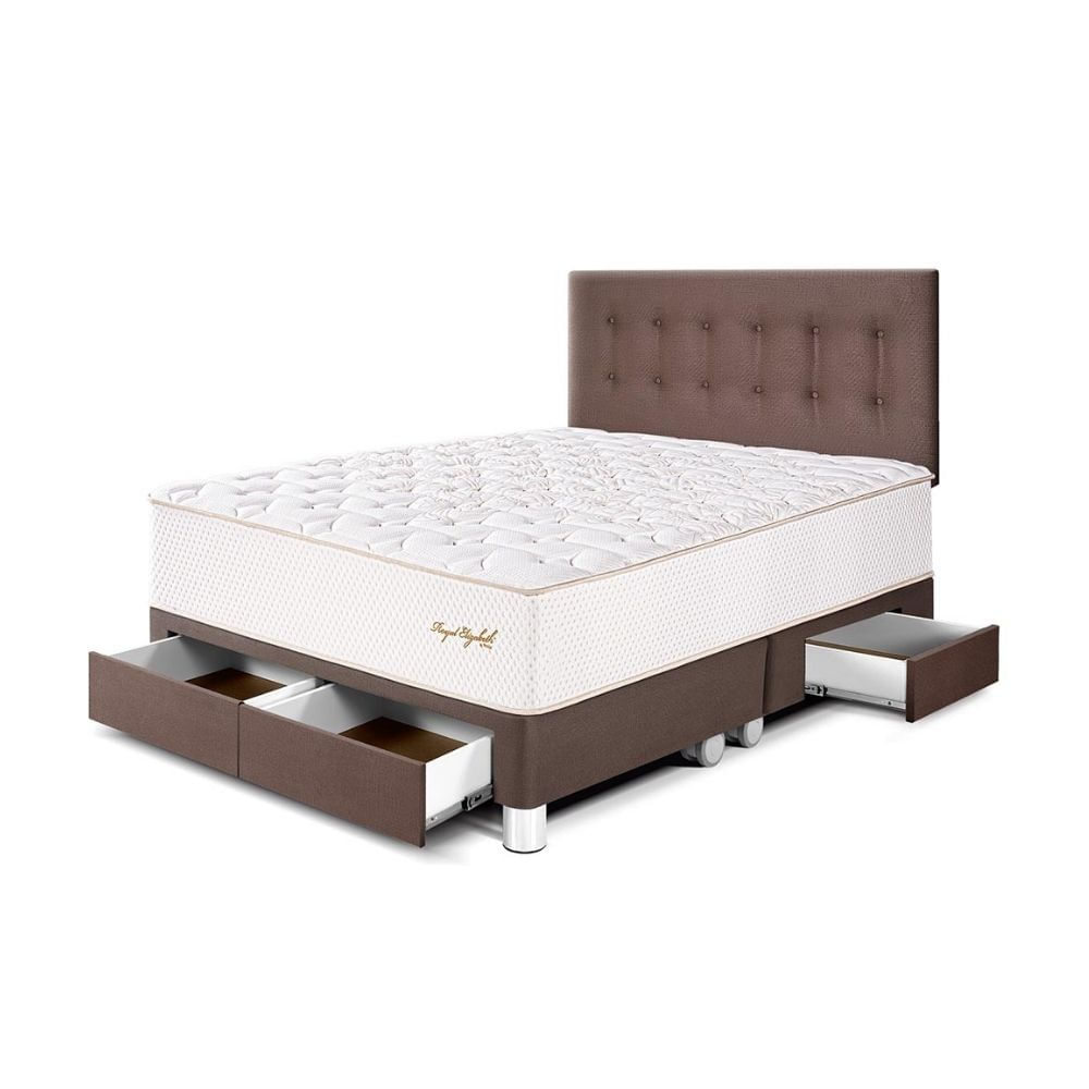 Dormitorio Paraíso Royal Elizabeth con Cajones Queen Chocolate