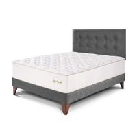 Dormitorio Europeo Royal Elizabeth 2 plazas Gris Paraiso