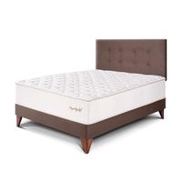 Dormitorio Europeo Royal Elizabeth 1.5 plazas Chocolate Paraiso