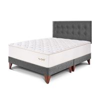 Dormitorio Europeo Royal Elizabeth Queen Gris Paraiso