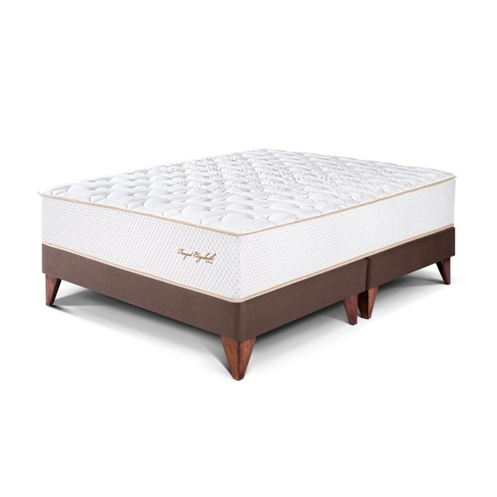Cama Europea Royal Elizabeth King Chocolate Paraiso