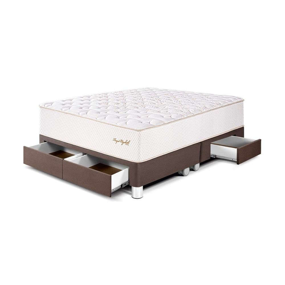 Cama Royal Elizabeth Cajones Queen Chocolate Paraiso