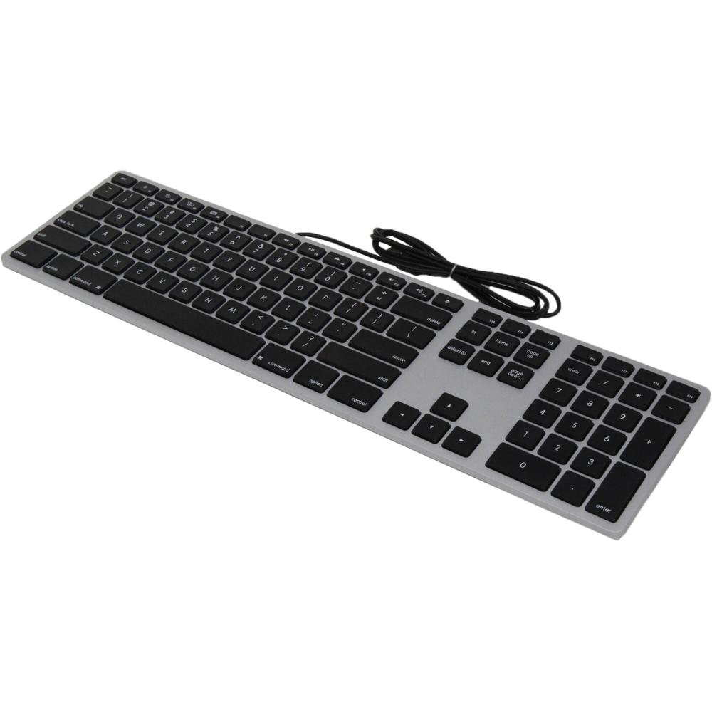 Teclado Matias Conectado para Mac (Gris Espacial) - Conexión USB 2.0 Tipo A
