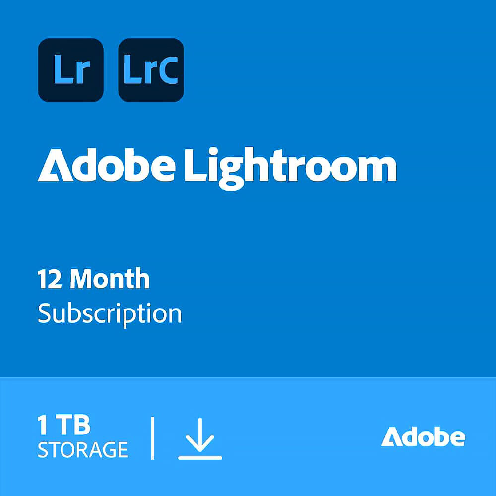 Adobe Lightroom CC - Suscripción de 12 Meses (Descarga) - Almacenamiento en la Nube, Edición No Dest