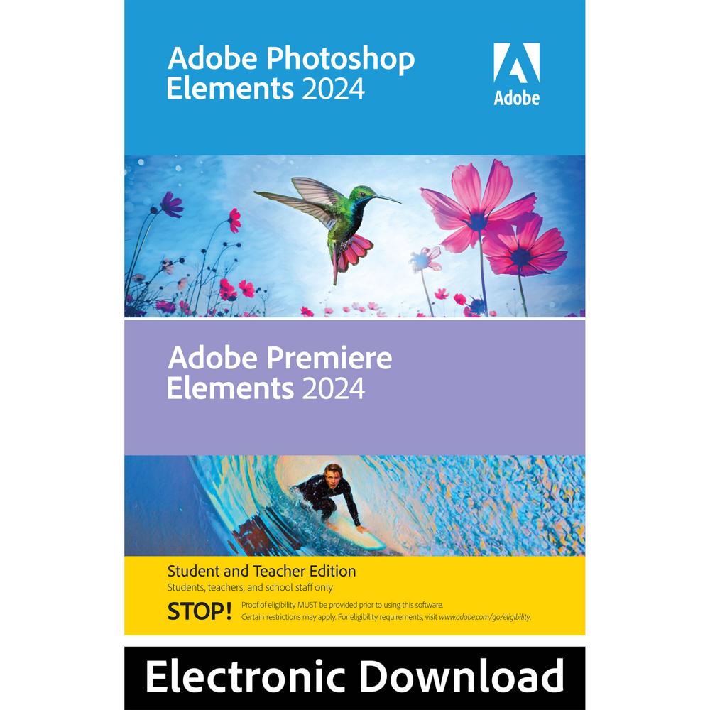 Adobe Photoshop y Premiere Elements 2024: Edición Avanzada de Imágenes y Videos con IA para Estudian